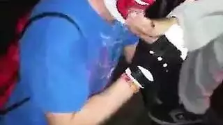 الايطالية هواة مهرج اللسان