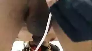 يوغا شرجي مع قذف داخلي: هندية شقراء تأخذه بعمق
