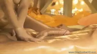 الزيت التركي يمص وينيك