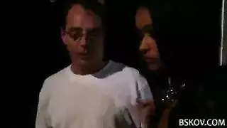 هاردكور راعية البقر العكسي مع ديلدو جلدي