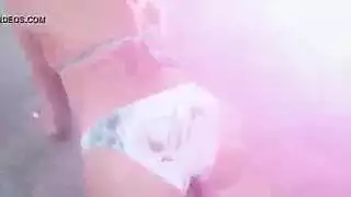 ثنائي إباحي: شقراء متحولة وصديقتها في ريمكس جامح