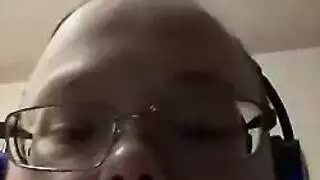 young guy with short hair masturbates his thick dick for the camera