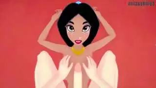 الإيلاج الشرجي المزدوج لياسمين في الوليمة الملكية