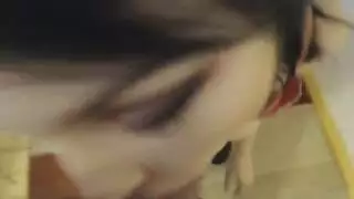 زي مدرسي الأسود واليابانية هاواي