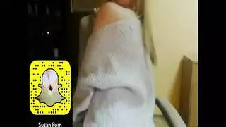 العاهرة الأمريكية الجامحة من سناب شات في إيلاج مزدوج مكثف