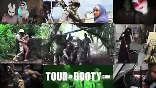 جولة في الغنائم الجنود العسكريين المارقين يتسللون إلى المومسات العربية على القاعدة