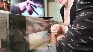 أسحب ديكي أمام السكرتير إنها تفاجئني عندما أتعرض ل